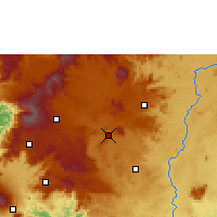 Nearby Forecast Locations - Foumbot - Kaart
