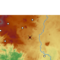 Nearby Forecast Locations - Bangangté - Kaart