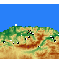 Nearby Forecast Locations - Timizart - Kaart