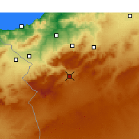 Nearby Forecast Locations - Sebdou - Kaart