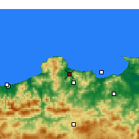 Nearby Forecast Locations - Kerkera - Kaart