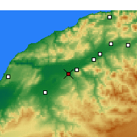 Nearby Forecast Locations - Djidioua - Kaart