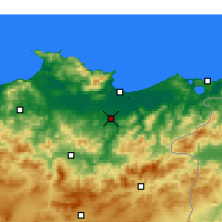 Nearby Forecast Locations - Dréan - Kaart