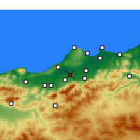 Nearby Forecast Locations - Boufarik - Kaart