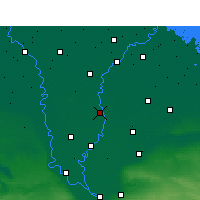 Nearby Forecast Locations - Zefta - Kaart