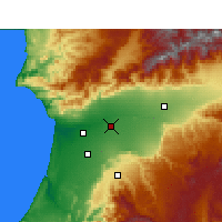 Nearby Forecast Locations - Oulad Teima - Kaart