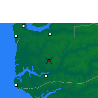 Nearby Forecast Locations - Bignona - Kaart