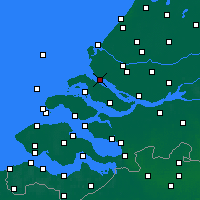 Nearby Forecast Locations - Hellevoetsluis - Kaart