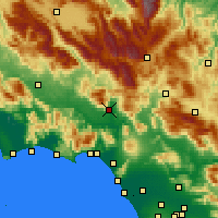 Nearby Forecast Locations - Cassino - Kaart