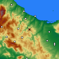 Nearby Forecast Locations - Casacalenda - Kaart
