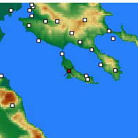 Nearby Forecast Locations - Kassandria - Kaart