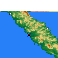 Nearby Forecast Locations - Koné - Kaart