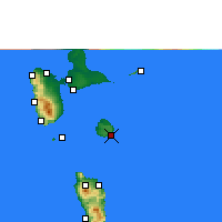 Nearby Forecast Locations - Capesterre-de-Marie-Galante - Kaart