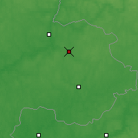Nearby Forecast Locations - Klimavichy - Kaart