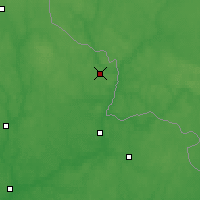 Nearby Forecast Locations - Mstsislaw - Kaart