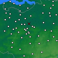 Nearby Forecast Locations - Dendermonde - Kaart