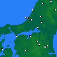 Nearby Forecast Locations - Blokhus - Kaart