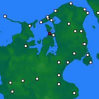 Nearby Forecast Locations - Jægerspris - Kaart