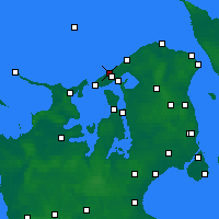 Nearby Forecast Locations - Liseleje - Kaart