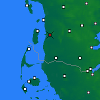 Nearby Forecast Locations - Skærbæk - Kaart