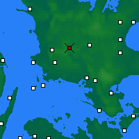 Nearby Forecast Locations - Sorø - Kaart