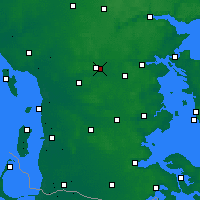 Nearby Forecast Locations - Vejen - Kaart