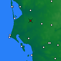 Nearby Forecast Locations - Ølgod - Kaart