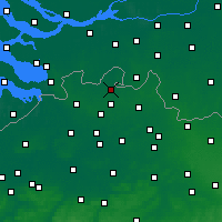 Nearby Forecast Locations - Hoogstraten - Kaart
