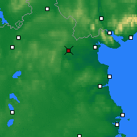 Nearby Forecast Locations - Carrickmacross - Kaart