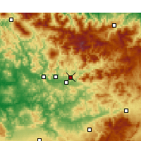 Nearby Forecast Locations - Taounate - Kaart