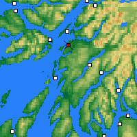 Nearby Forecast Locations - Oban - Kaart