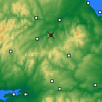 Nearby Forecast Locations - Jedburgh - Kaart