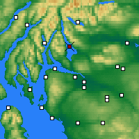 Nearby Forecast Locations - Loch Lomond - Kaart