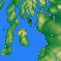 Nearby Forecast Locations - Rothesay - Kaart