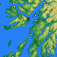 Nearby Forecast Locations - Mull - Kaart