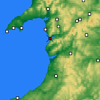 Nearby Forecast Locations - Barmouth - Kaart