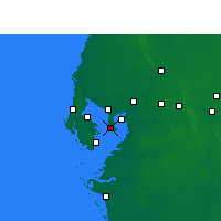 Nearby Forecast Locations - Macdill - Kaart
