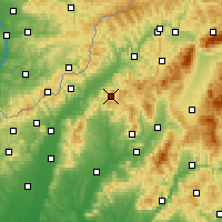 Nearby Forecast Locations - Holazne - Kaart
