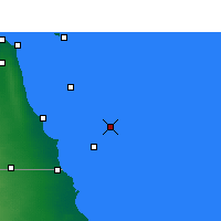 Nearby Forecast Locations - Garoh Island - Kaart