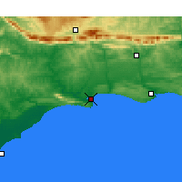 Nearby Forecast Locations - Witsand - Kaart