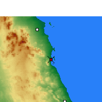 Nearby Forecast Locations - Port Safaga - Kaart