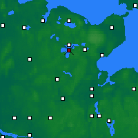 Nearby Forecast Locations - Großer Plöner See - Kaart