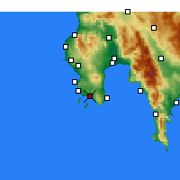 Nearby Forecast Locations - Foinikounta - Kaart