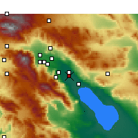 Nearby Forecast Locations - Thermal - Kaart