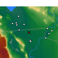 Nearby Forecast Locations - Mexicali - Kaart