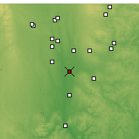 Nearby Forecast Locations - Rickenbacker - Kaart
