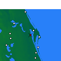 Nearby Forecast Locations - Titusville - Kaart