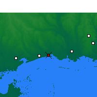 Nearby Forecast Locations - Biloxi - Kaart
