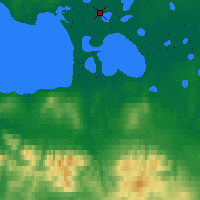 Nearby Forecast Locations - Selawik - Kaart