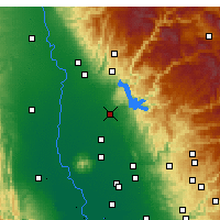 Nearby Forecast Locations - Oroville - Kaart